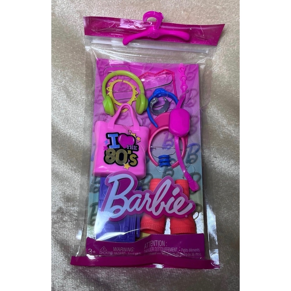 Barbie I Love the 80s Retro Fashion Accessory Set